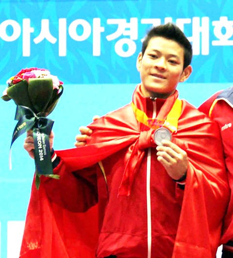 Thạch Kim Tuấn là hy vọng huy chương hàng đầu của thể thao Việt Nam ở Olympic Rio 2016. Ảnh: Hữu Quý