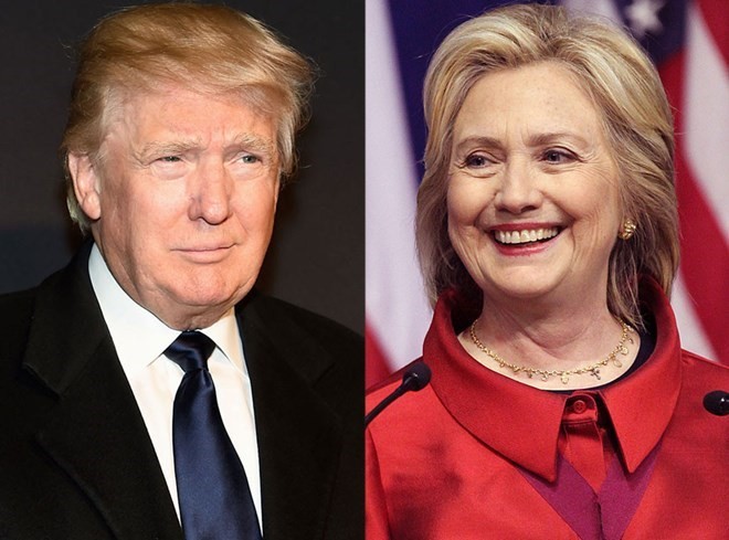 Ông Donald Trump và bà Hillary Clinton. (Nguồn: Eonline.com)