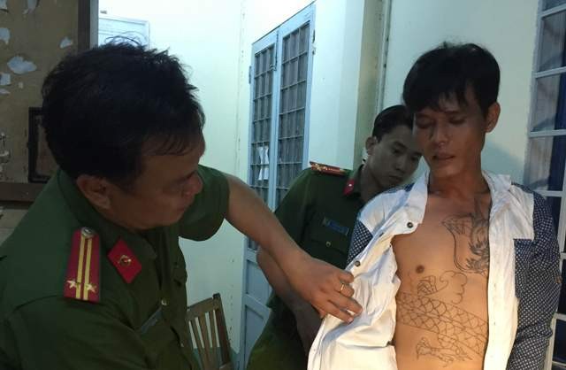 Nghi phạm bị bắt giữ. 