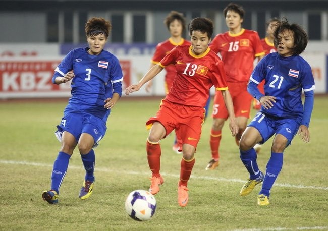 Trận chung kết AFF Cup nữ 2016 giữa Việt Nam - Thái Lan sẽ không được VTV truyền hình trực tiếp. Ảnh: I.T.
