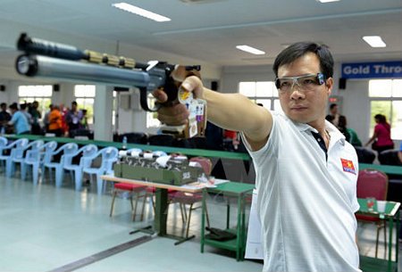 50m súng ngắn không được coi là sở trường của Xuân Vinh