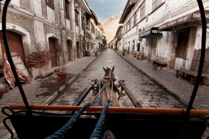  Cưỡi ngựa ở Vigan, Phillipines