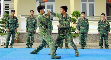 Võ thuật- thế mạnh của lực lượng trinh sát.