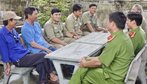 Các thành viên trong CLB luôn trao đổi những thông tin về tội phạm và trao đổi với công an về tình hình ANTT xảy ra trên địa bàn.