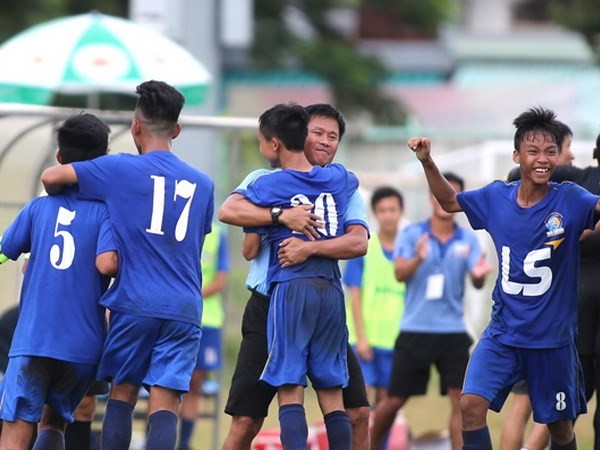 U15 Hoàng Anh Gia Lai lần đầu có mặt ở chung kết giải U15 quốc gia. (Ảnh: VFF)