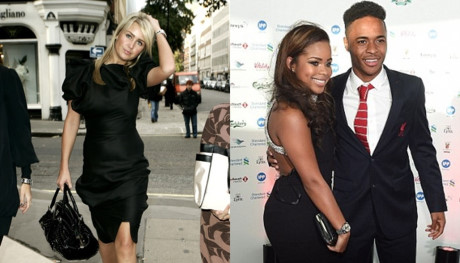 Alex Curran, bà xã Steven Gerrard và Paige Hansel, bạn gái Raheem Sterling.