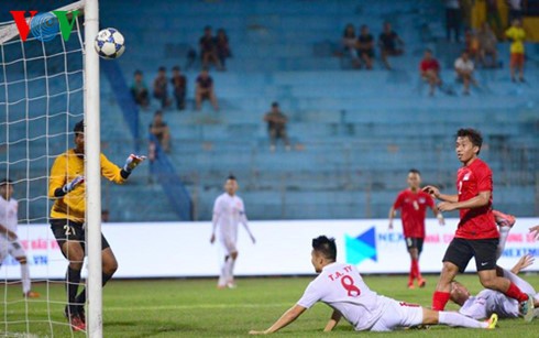 U19 Việt Nam sẽ đọ sức với U19 Đông Timor ở lượt trận thứ 2 vòng bảng U19 Đông Nam Á 2016 (Ảnh: Trường Giang).