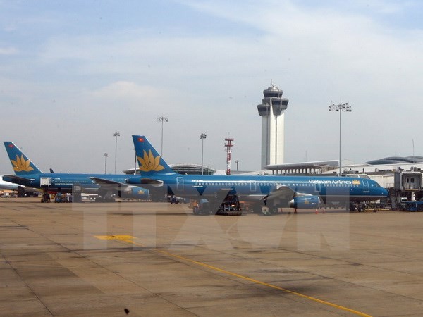 Máy bay của hãng hàng không Vietnam Airlines. (Ảnh: Huy Hùng/TTXVN)