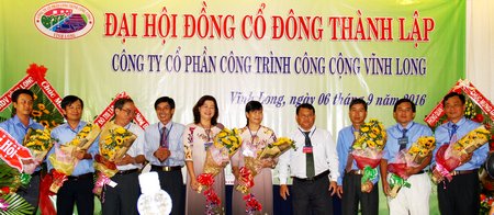 HĐQT, Ban kiểm soát nhiệm kỳ 2016- 2021 ra mắt Đại hội đồng cổ đông thành lập Công ty CP Công trình công cộng hồi đầu tháng 9/2016.