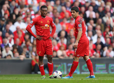 3. Luis Suarez và Daniel Sturridge: Ghi 48 bàn cho Liverpool ở mùa giải 2013/2014. 