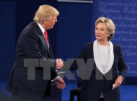 Hai ứng cử viên tranh cử Tổng thống Mỹ Hillary Clinton và Donald Trump. (Nguồn: AFP/TTXVN)