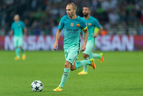 Andres Iniesta (Barca/Tây Ban Nha).