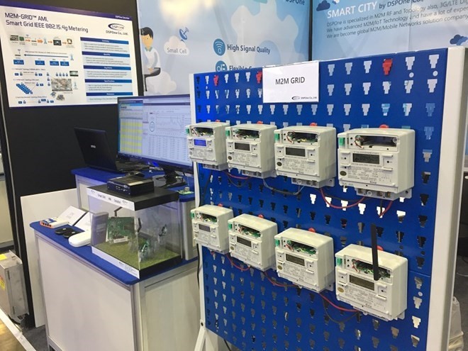 Đồng hồ đo điện thông minh M2MGrid của PSDOne (Nguồn: Vietnam+)