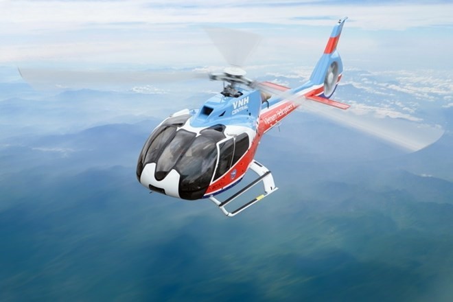 Máy bay trực thăng EC130 T2 (Ảnh: Tổng công ty trực thăng Việt Nam)