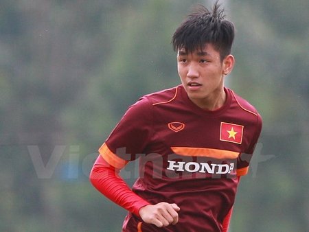 Thẻ đỏ của Trọng Đại có thể là lý do khiến U19 Việt Nam bị loại. (Ảnh: Minh Chiến/Vietnam+)