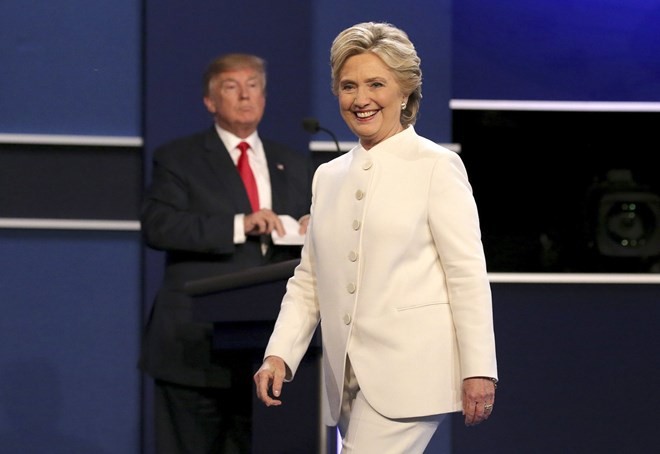 Ông Donald Trump và bà Hillary Clinton. (Nguồn: LA Times)