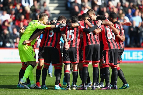 10. AFC Bournemouth (9 trận, 12 điểm, hiệu số 0)