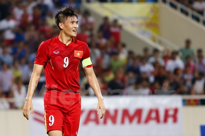 Công Vinh đặt nhiều niềm tin vào tuyển Việt Nam ở AFF Cup 2016. (Ảnh: Minh Chiến/Vietnam+)