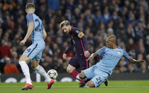 Messi ghi bàn, Barca vẫn không thoát thua. (Ảnh: Getty)
