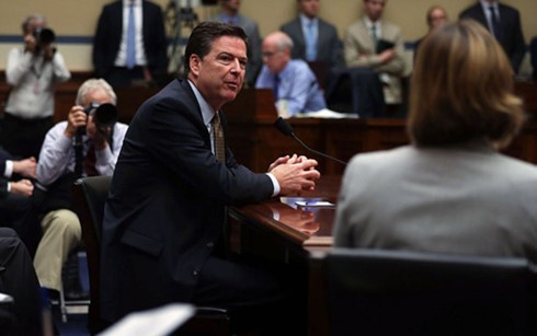 Giám đốc Cục điều tra Liên bang Mỹ (FBI) James Comey. (Ảnh: Getty)