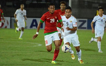 Myanmar và Indonesia hòa nhau 0-0 trong trận giao hữu trước AFF Cup. (Ảnh minh họa: AFF). 
