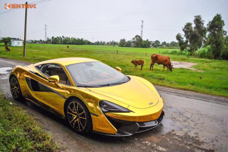 Giống như mọi mẫu siêu xe McLaren dân dụng khác, 570S cũng được trang bị cửa mở lật lên kiểu 