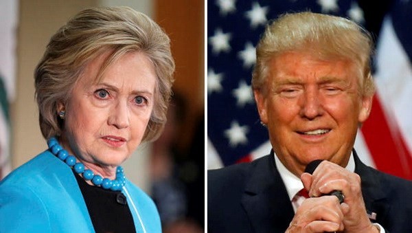 Hai ứng cử viên Hillary Clinton và Donald Trump. (Nguồn: Reuters)