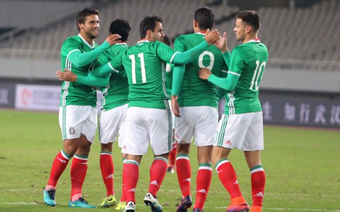 U22 Mexico đã thể hiện sức mạnh trước U22 Uzbekistan ở lượt trận đầu tiên. (Ảnh: SINA). 