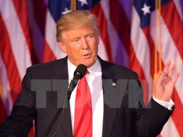 Tổng thống đắc cử Mỹ Donald Trump. (Nguồn: AFP/TTXVN)