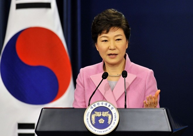 Tổng thống Hàn Quốc Park Geun hye (Ảnh: Chosun Ilbo)