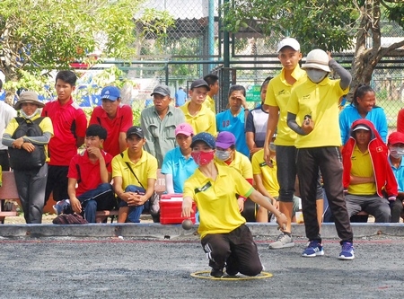 Các VĐV thi đấu nội dung đồng đội nữ. 
