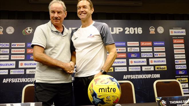 HLV Thomas Dooley của Philippines tuyên bố sẽ đánh bại Thái Lan để đoạt vé vào bán kết AFF Cup 2016