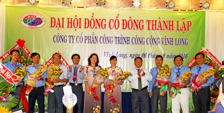 Công ty CP Công trình công cộng Vĩnh Long đã thực hiện cổ phần hóa xong và ra mắt Hội đồng quản trị hồi tháng 9/2016 vừa qua.