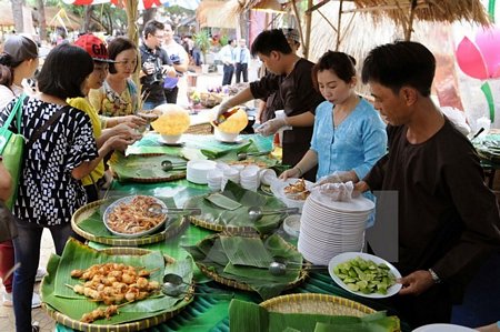 Một liên hoan ẩm thực tại Thành phố Hồ Chí Minh. (Ảnh: An Hiếu/TTXVN)