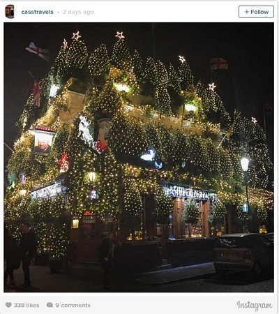 Nhà hàng Churchill Arms. (Nguồn: huffingtonpost.co.uk)
