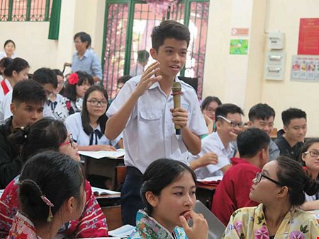 Lấy học sinh làm trung tâm là phát huy tối đa tính chủ động, năng lực cá nhân học sinh. (Ảnh: PA)