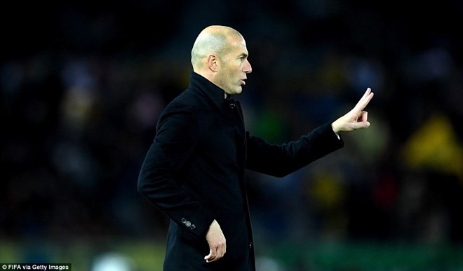 Zidane đã có 36 trận bất bại liên tiếp cùng Real, trong đó có 25 trận ở mùa này. (Nguồ:n: Getty Images)