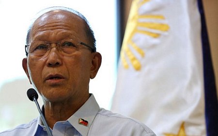 Bộ trưởng Quốc phòng Philippines Delfin Lorenzana. Ảnh: AFP