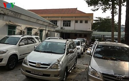 Hàng chục chiếc ô tô mà đối tượng Hằng đã lừa đảo. 