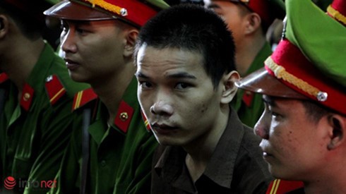 Vũ Văn Tiến tại tòa phúc thẩm.
