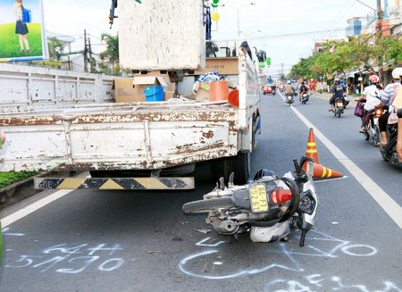 Hiện trường vụ tai nạn
