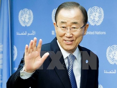 Tổng thư ký Liên hợp quốc Ban Ki-moon. (Nguồn: EPA/TTXVN)