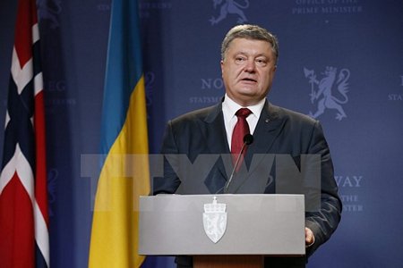 Tổng thống Ukraine Petro Poroshenko. (Nguồn: AFP/TTXVN)