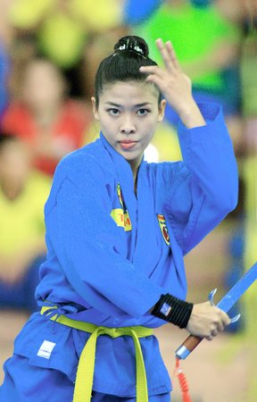  Nguyễn Thị Ngọc Trâm (Long Hổ quyền) giành HCB.