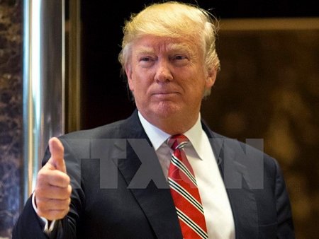 Tổng thống đắc cử Mỹ Donald Trump tại New York. (Nguồn: AFP/TTXVN)