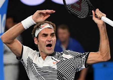 Roger Federer thẳng tiến bán kết Australian Open 2017. (Nguồn: AP)