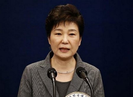 Tổng thống Hàn Quốc bị luận tội Park Geun-hye. (Nguồn: AP)