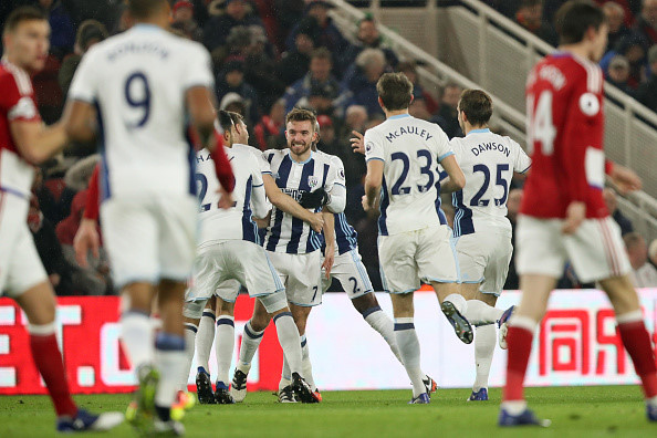 8. West Brom (24 trận, 36 điểm, hiệu số +3). 