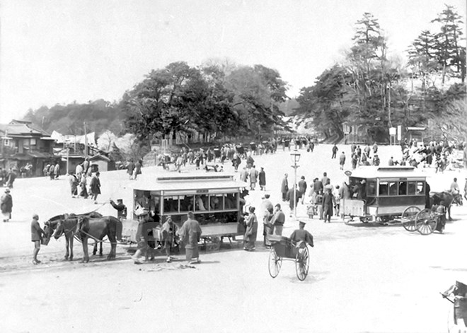 Cuộc sống ở Tokyo (1880). (Ảnh: KTS Đoàn Bắc cung cấp)