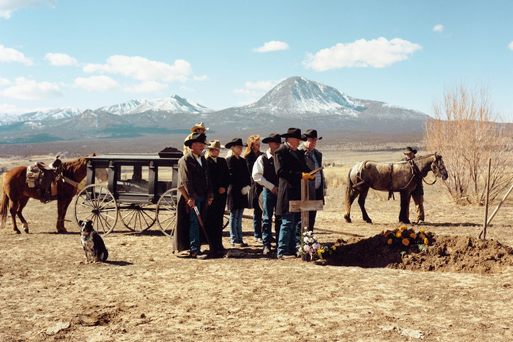 Một lễ tang ở khu vực ngọn núi Ute, Colorado, Mỹ năm 2008./.